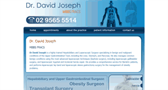 Desktop Screenshot of drdavidjoseph.com.au